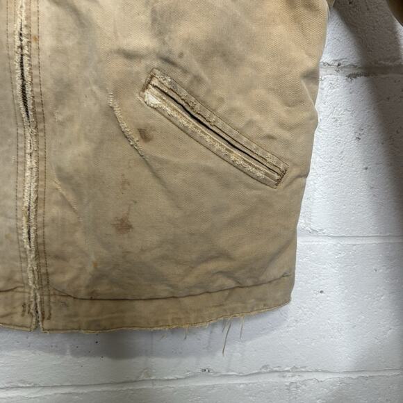 Vintage Carhartt Blanket-Lined Detroit Jacket “Brown” J01 - Picture 7 of 15